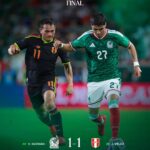 México vuelve a empatar.
